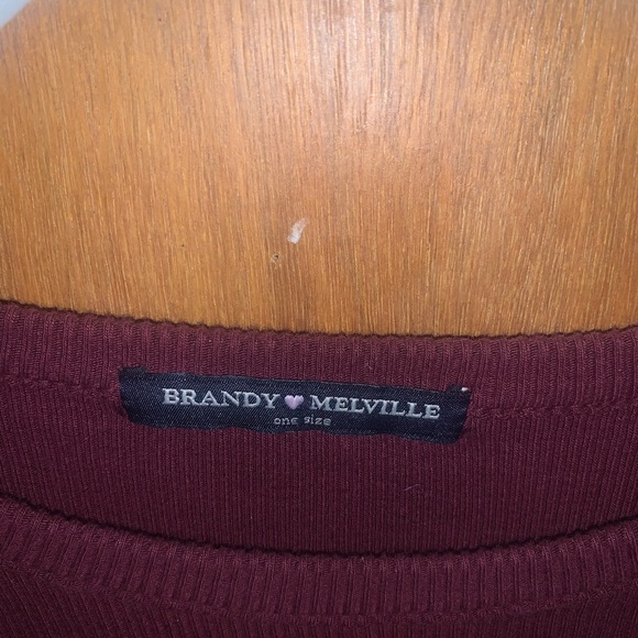 Maroon Brandy Melville Dress - Picture 3 of 5